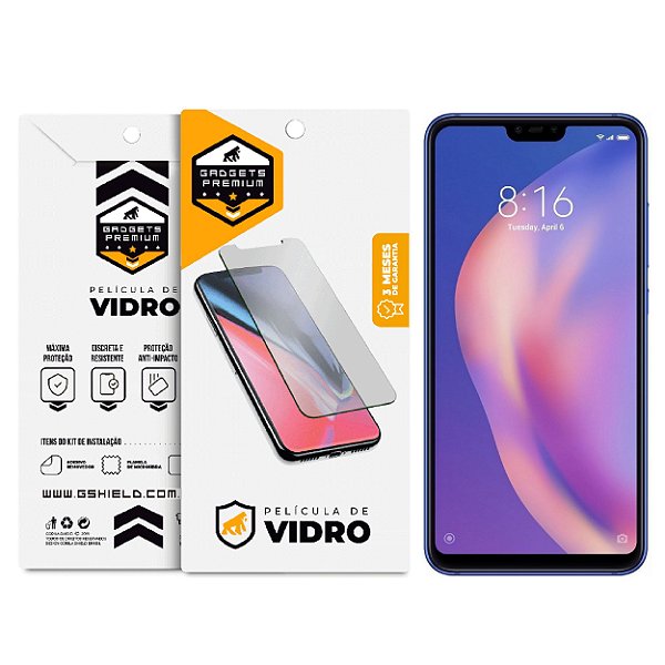 Película para Xiaomi Mi 8 Lite - Vidro Dupla - Gshield