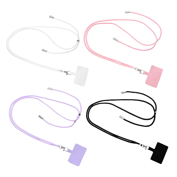 Cordão Phone Strap Flex - Branco / Preto / Rosa / Roxo - Gshield