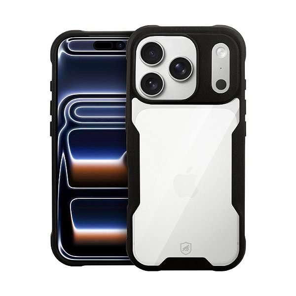 Capa para iPhone 17 Pro - Dual Shock Sense Preta - Gshield