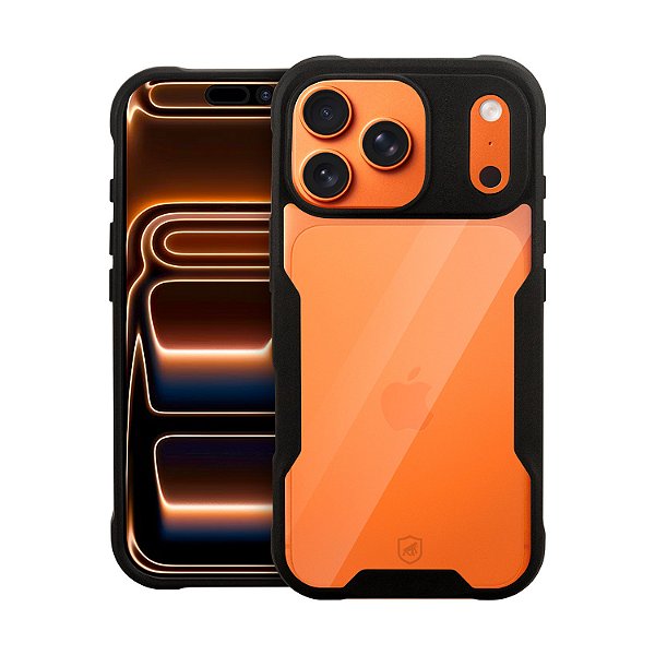Capa para iPhone 17 Pro Max - Dual Shock Sense Preta - Gshield