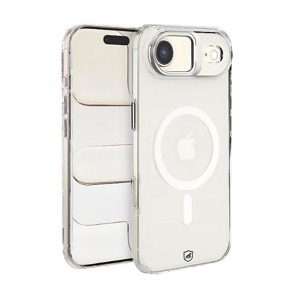 Capa para iPhone Air - MagSafe Crystal Armor Stand - NÃO AMARELA - Gshield