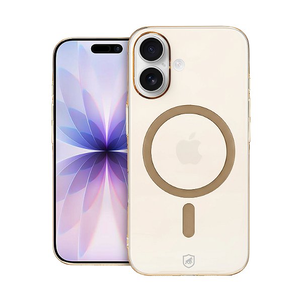 Capa para iPhone 17 - Crystal Slim Magsafe - NÃO AMARELA - Desert - Gshield