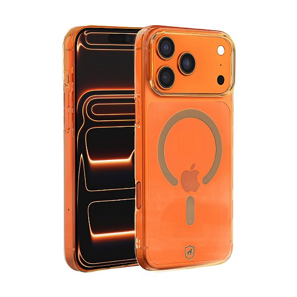 Capa para iPhone 17 Pro Max - Crystal Slim Magsafe - NÃO AMARELA - Desert - Gshield