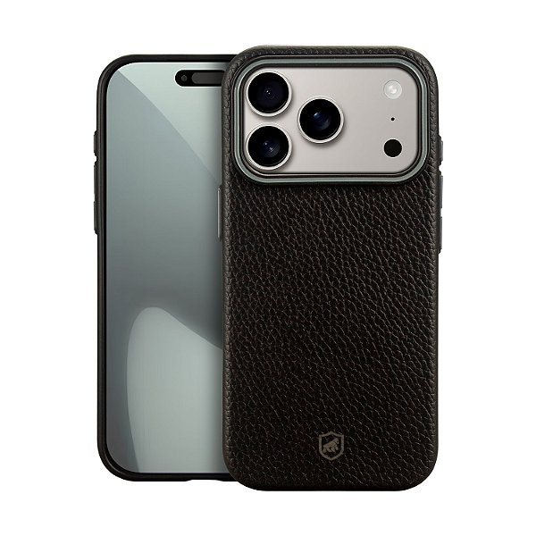 Capa para iPhone 17 Pro - Magsafe TechCouro - Preta - Gshield