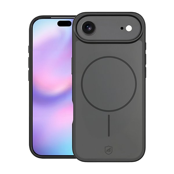 Capa para iPhone 17 Air - Magsafe Wave Fumê - Preta - Gshield