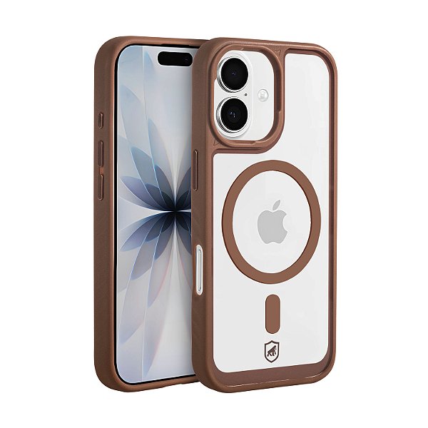 Capa para iPhone 17 - Magsafe Wave Transparente - Desert - Gshield