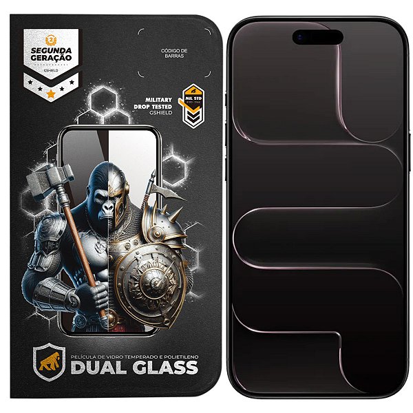 Película para iPhone 17 Air - Dual Glass Preta - Gshield