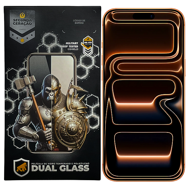 Película para iPhone 17 Pro Max - Dual Glass Preta - Gshield