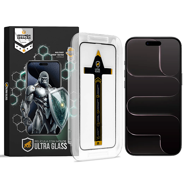 Película para iPhone Air - Ultra Glass - Preta - Gshield