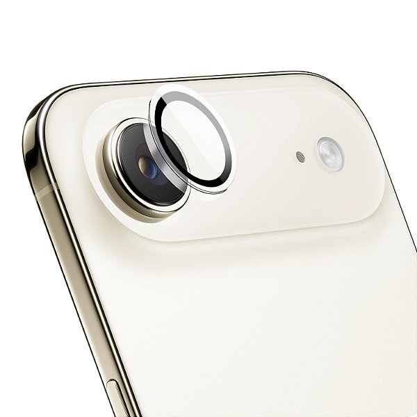 Protetor de Lente para iPhone Air - Survivor - Transparente com molde aplicador - Frame para câmera - Gshield