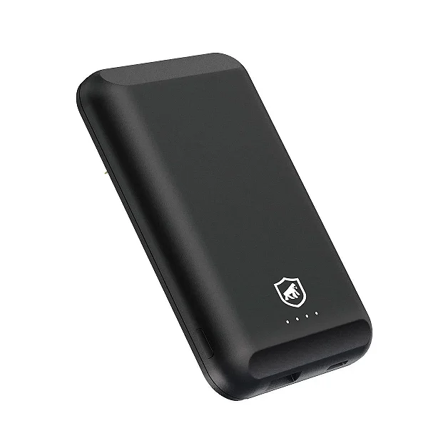 REEMBALADO - Carregador Portátil Nano Snap Wireless 5.000 mAh - Preto - Gshield