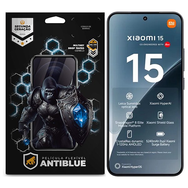 Película para Xiaomi 15 - AntiBlue - Gshield