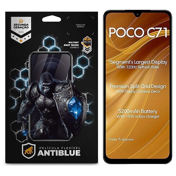 Película para Xiaomi Poco C71 - AntiBlue - Gshield