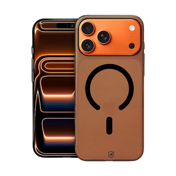 Capa para iPhone  17 Pro Max - Crystal Slim Magsafe - NÃO AMARELA - Dark - Gshield