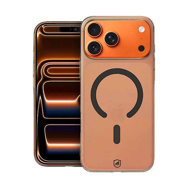 Capa para iPhone 17 Pro Max - Crystal Slim Magsafe - NÃO AMARELA - Titanium - Gshield
