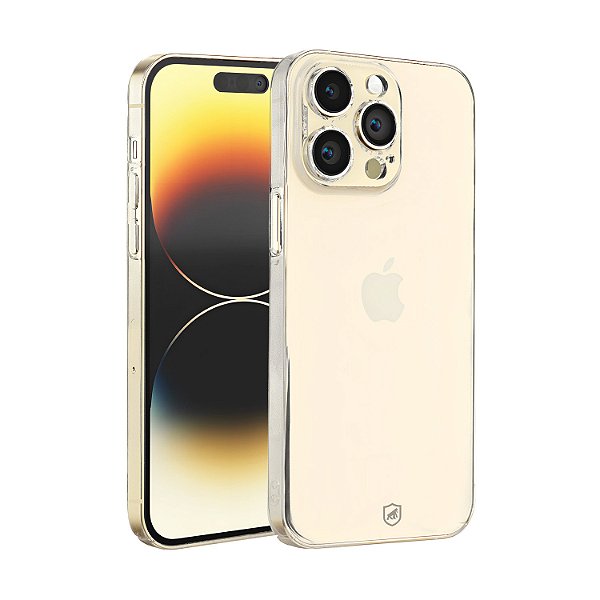 Capa para iPhone 14 Pro - Crystal Slim - NÃO AMARELA - Gshield