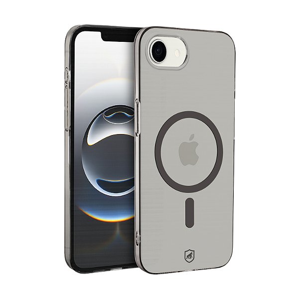 Capa para iPhone 16E - Crystal Slim Magsafe - NÃO AMARELA - Titanium - Gshield