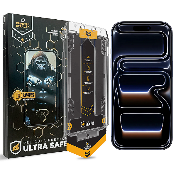 Película para iPhone 17 Pro - Ultra Safe - 6 meses de garantia de tela - Gshield