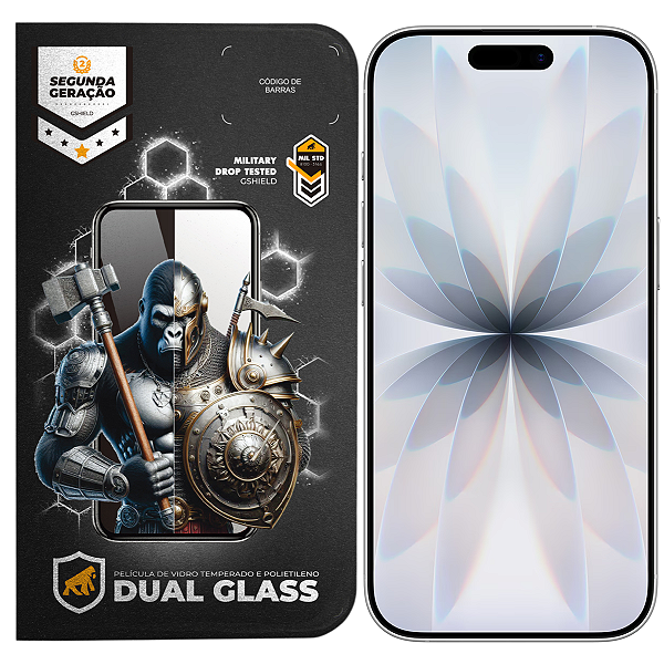 Película para iPhone 17 - Dual Glass Preta - Gshield