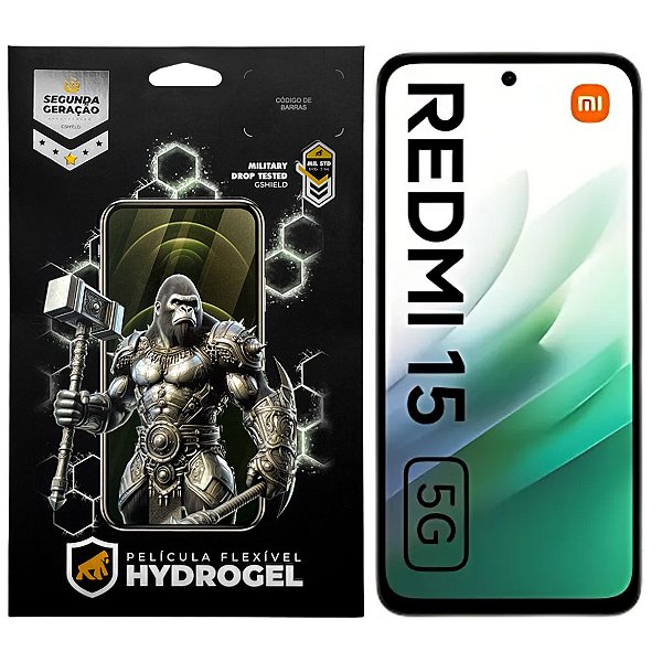 Película para Xiaomi Redmi 15 5G - Hydrogel Gamer Fosca - Gshield