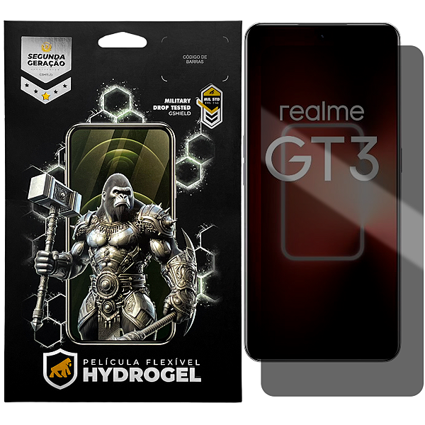 Película para Realme GT 3 - Privacidade Hydrogel - Gshield