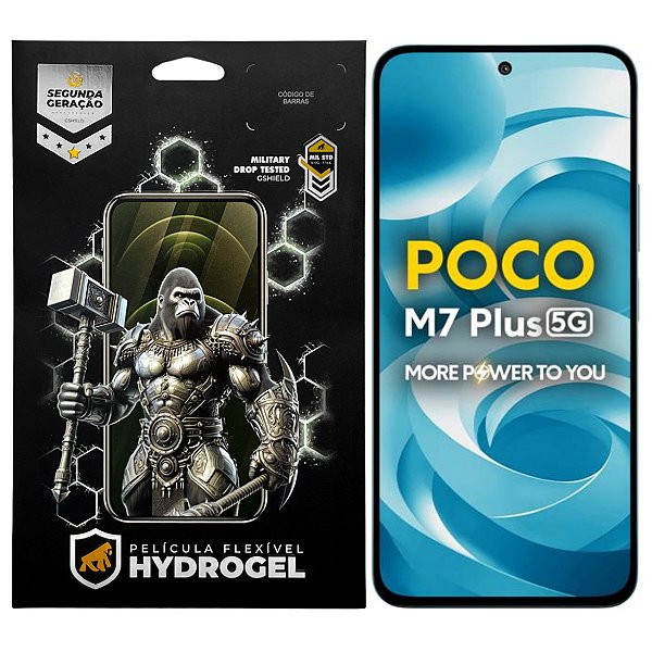 Película para Xiaomi Poco M7 Plus - Hydrogel Gamer Fosca - Gshield