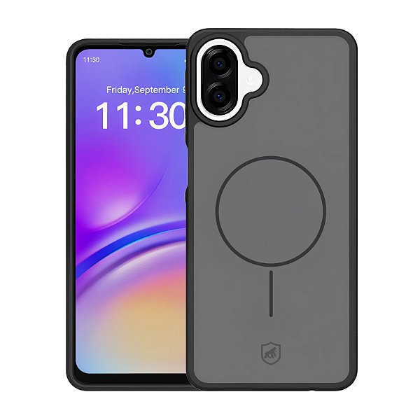 Capa para Samsung Galaxy A17 - Magsafe Wave Fumê - Preta - Gshield