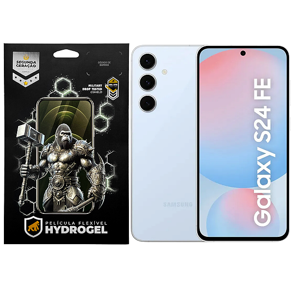 Kit Película Frontal + Traseira para Samsung Galaxy S24 FE 5G - Proteção Completa - Gshield