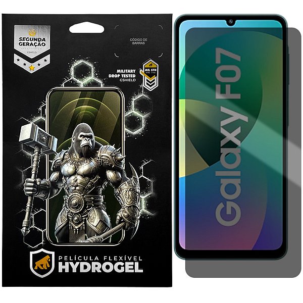 Película para Samsung Galaxy F07 - Privacidade Hydrogel - Gshield