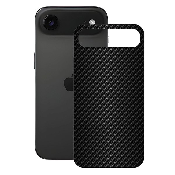 Película para iPhone Air - Traseira de Fibra de Carbono Preta - Gshield