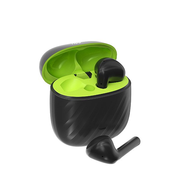 Fone de Ouvido Bluetooth TWS Sem Fio – Conexão Rápida, Áudio Imersivo, Case Carregador Portátil e Design Ergonômico - Preto - AOC