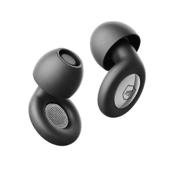 Protetores Auriculares Earplugs Shield Calm com Tubo de Filtro Acústico para Redução de Ruído - Preto - Gshield