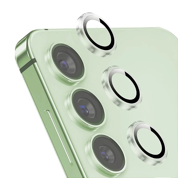 Protetor de Lente para Samsung Galaxy S25 FE - Survivor - Transparente com molde aplicador - Gshield