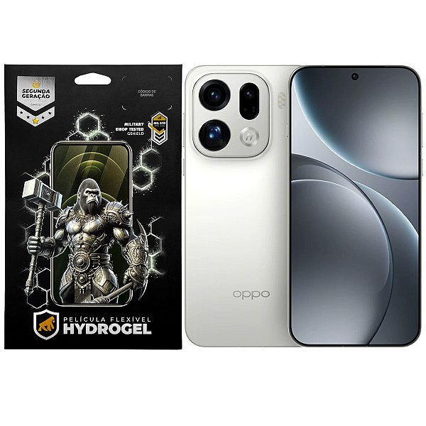 Kit Película Frontal + Traseira para Oppo Find X9 Pro - Proteção Completa - Gshield