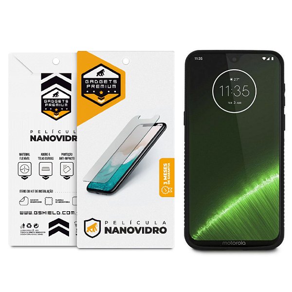 Kit Capa Dual Shock e Película de Nano Vidro para Motorola Moto G7 Plu -  Gshield - Capas para celular, Películas, Cabos e muito mais