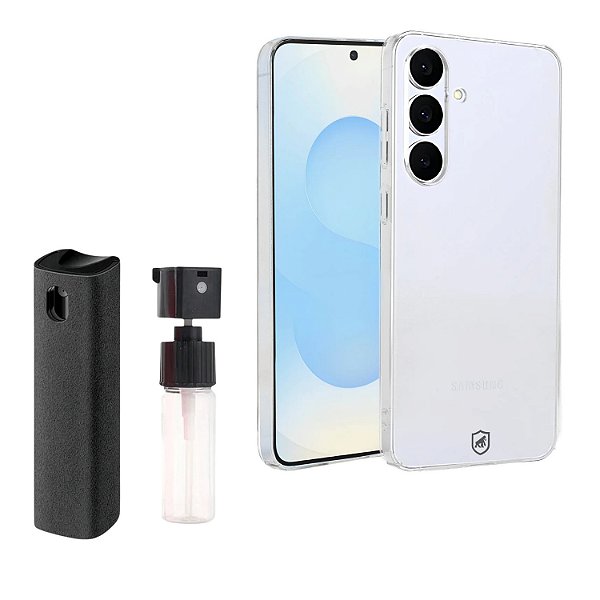 Capa para Samsung Galaxy S25 FE - Crystal Slim + Limpa Telas Flex - Gshield