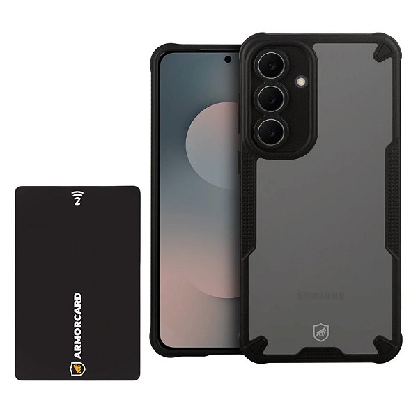Kit Capa Rugged Shield para Samsung Galaxy S25 FE + ArmorCard - Gshield