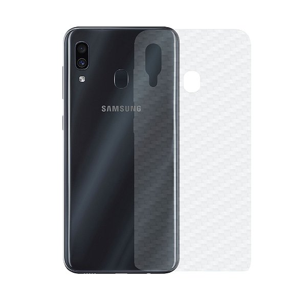 Película para Samsung Galaxy A30 - Traseira de Fibra de Carbono - Gshield