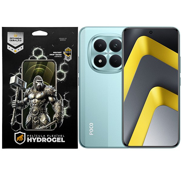 Kit Película Frontal + Traseira para Xiaomi Poco M8 Pro - Proteção Completa - Gshield