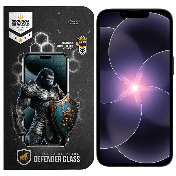 Película para iPhone 17E - Defender Glass Preta - Gshield