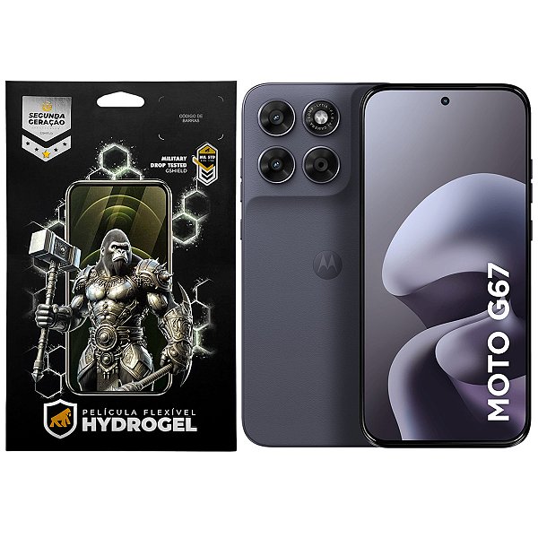 Kit Película Frontal + Traseira para Motorola Moto G67 5G - Proteção Completa - Gshield