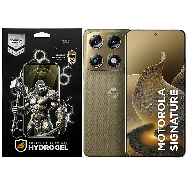 Kit Película Frontal + Traseira para Motorola Signature 5G - Proteção Completa - Gshield