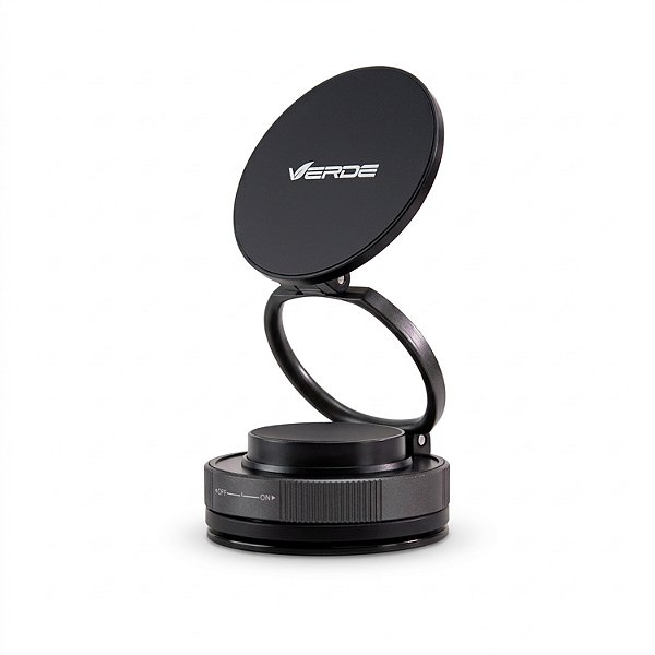 Suporte Magnético a Vácuo para Celular - Fixação Ultra Forte e Ajuste 360° - Verde