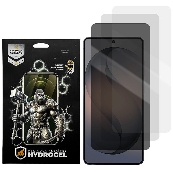 Kit 3 Películas Hydrogel para Samsung Galaxy S26 Ultra - HD / Fosca / Privacidade - Gshield