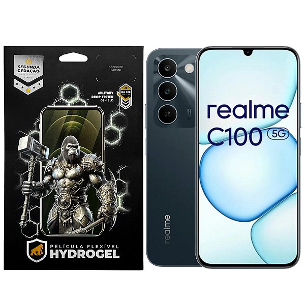 Kit Película Frontal + Traseira para Realme C100 5G - Proteção Completa - Gshield