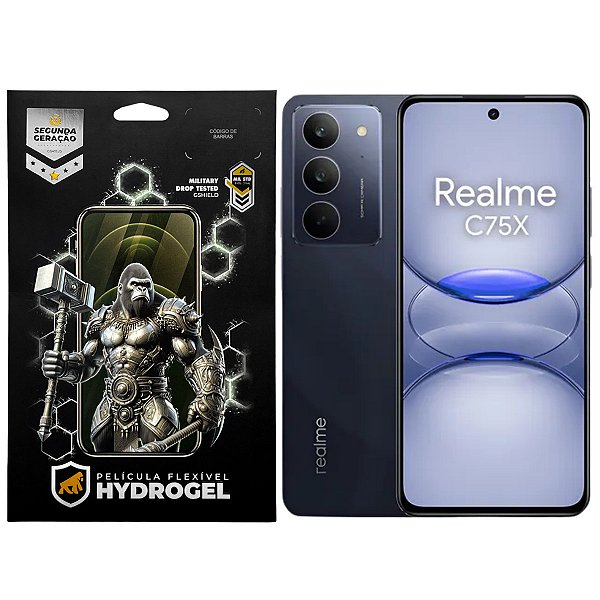 Kit Película Frontal + Traseira para Realme C75x - Proteção Completa - Gshield