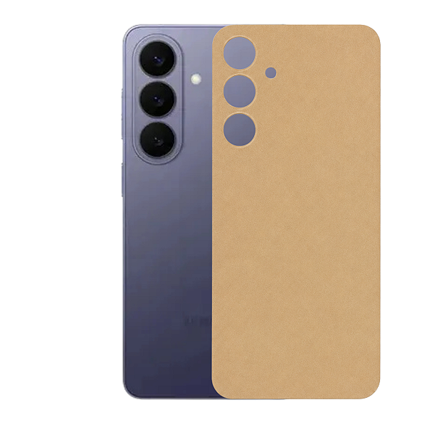 Película para Galaxy S26 - Traseira Efeito Couro Bege - Gshield