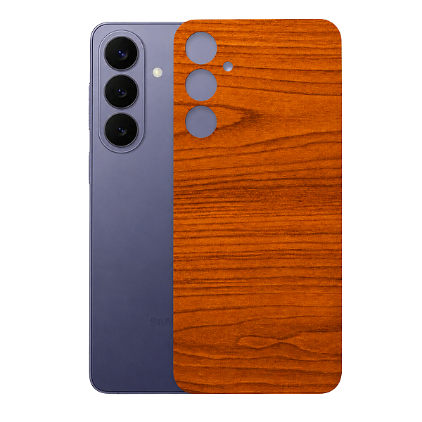 Película para Galaxy S26 Plus - Traseira Efeito Madeira Clara - Gshield