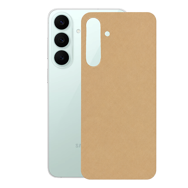 Película para Samsung Galaxy S26 FE - Traseira Efeito Couro Bege - Gshield