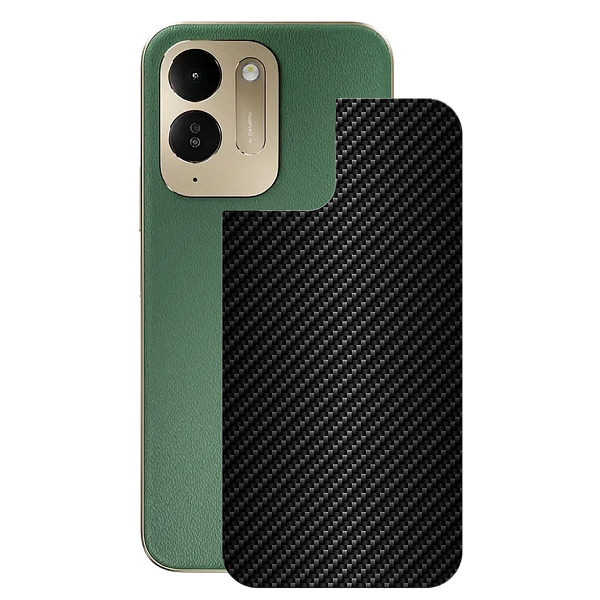 Película para Xiaomi Poco M8x - Traseira de Fibra de Carbono Preta - Gshield